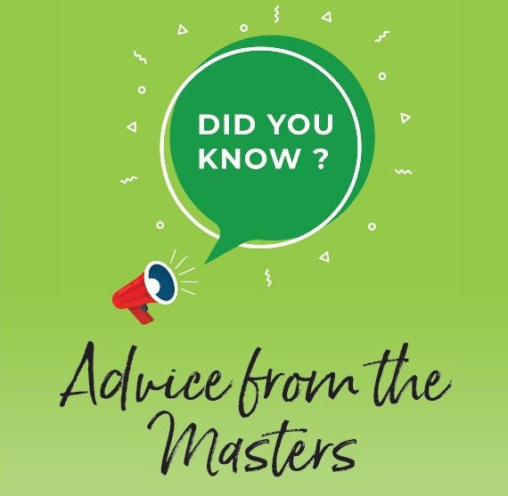 Advice From The Masters