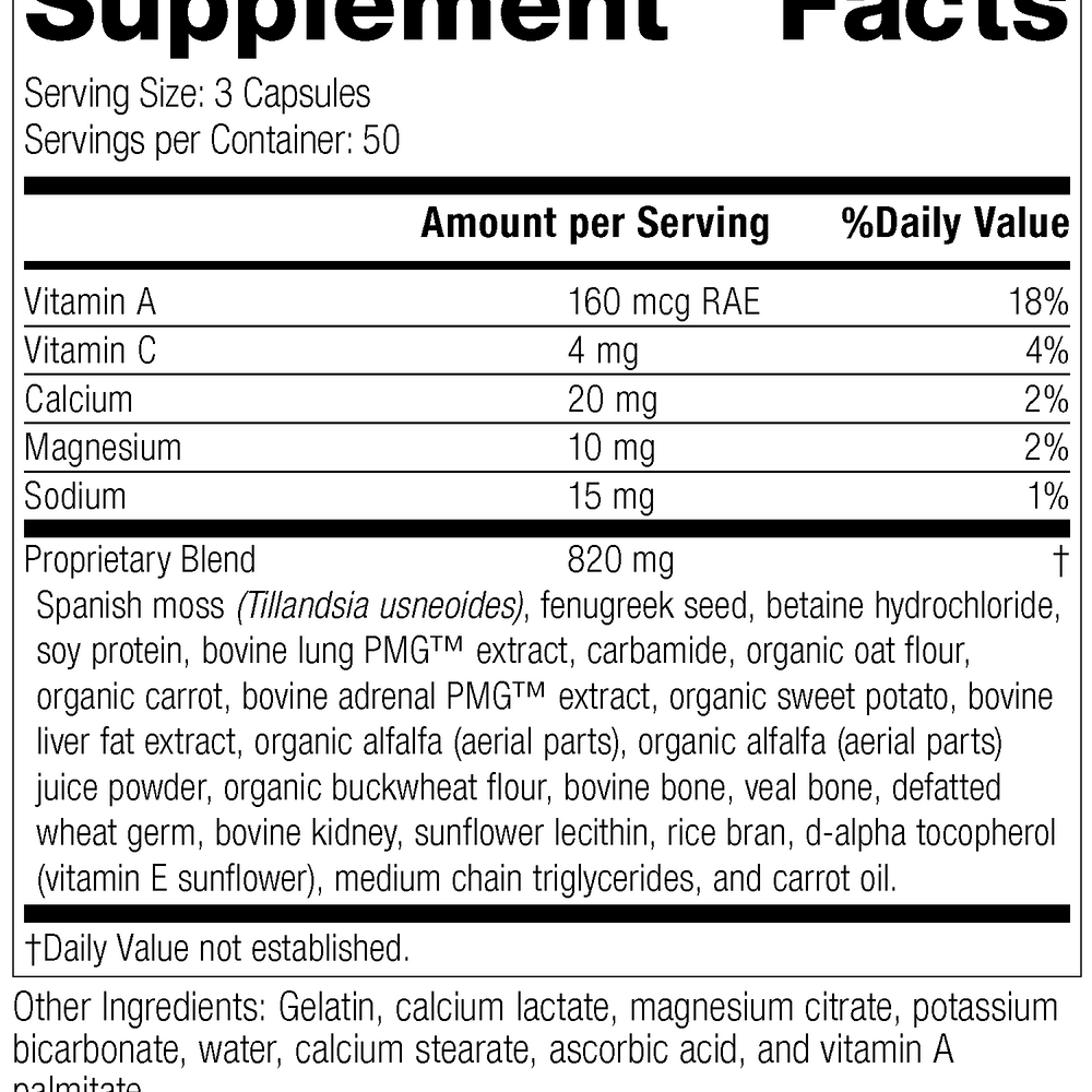 
                  
                    Allerplex®, 150 Capsules, Rev 34 Supplement Facts
                  
                