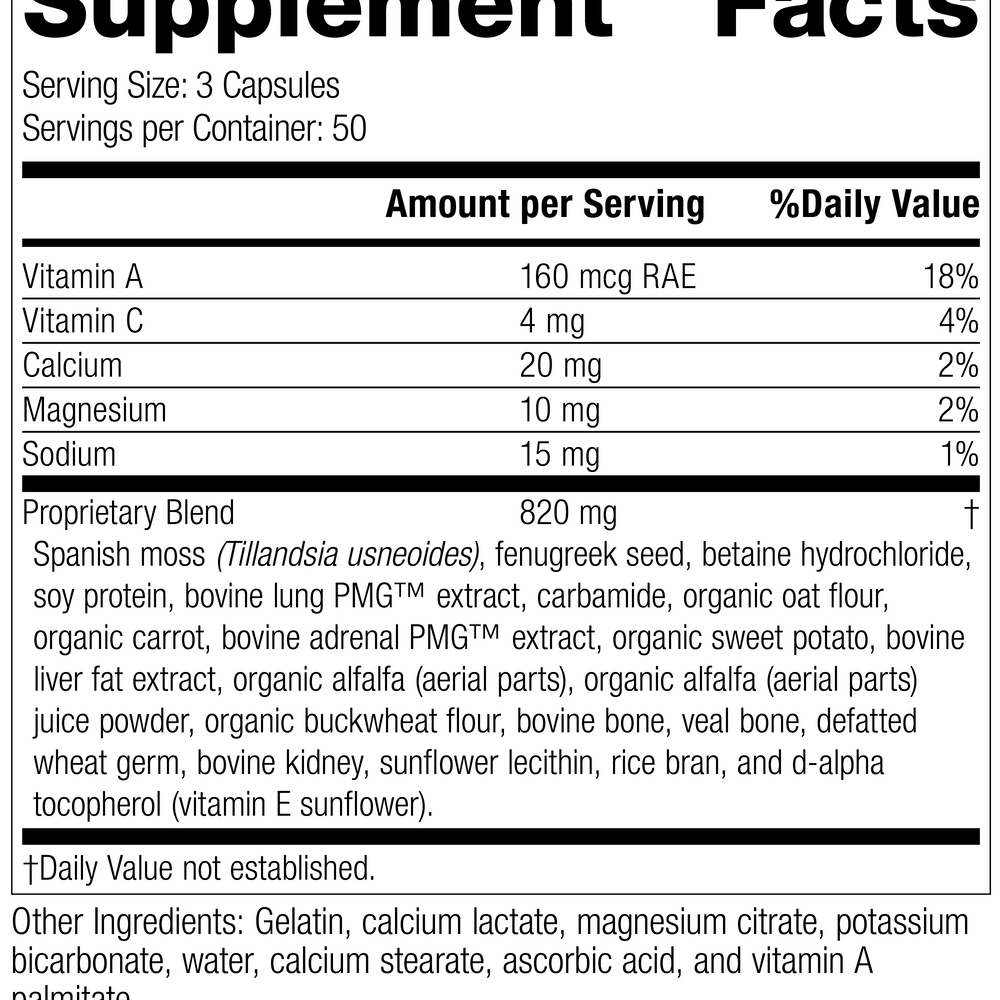 
                  
                    Allerplex®, 150 Capsules, Rev 34 Supplement Facts
                  
                