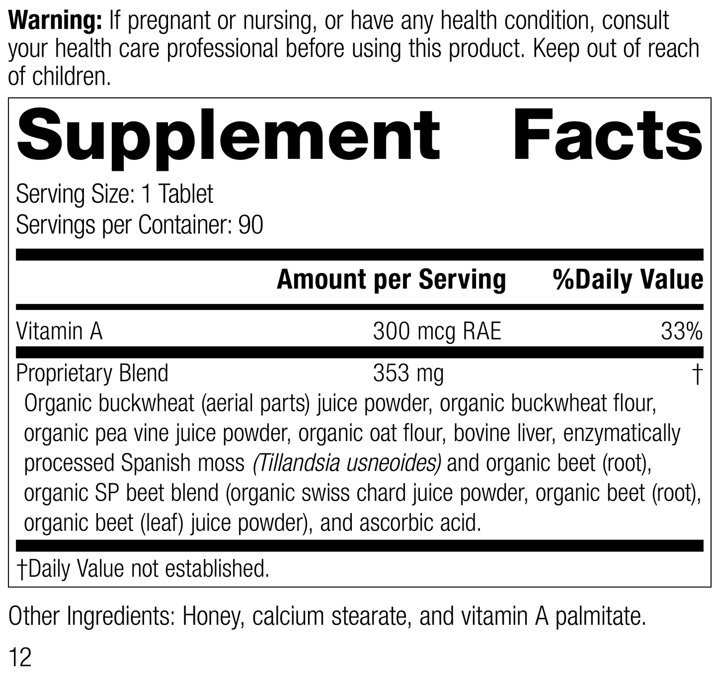 Arginex®, 90 Tablets, Rev 10 Supplement Facts