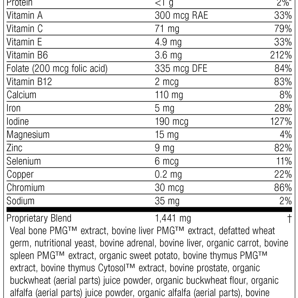 
                  
                    Immune System Health Pack, Rev 03 Supplement Facts
                  
                