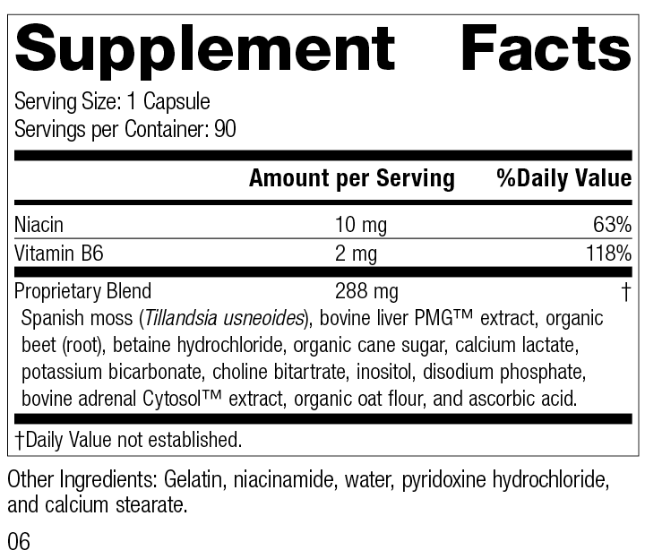 
                  
                    Betacol®, 90 Capsules, Rev 06 Supplement Facts
                  
                