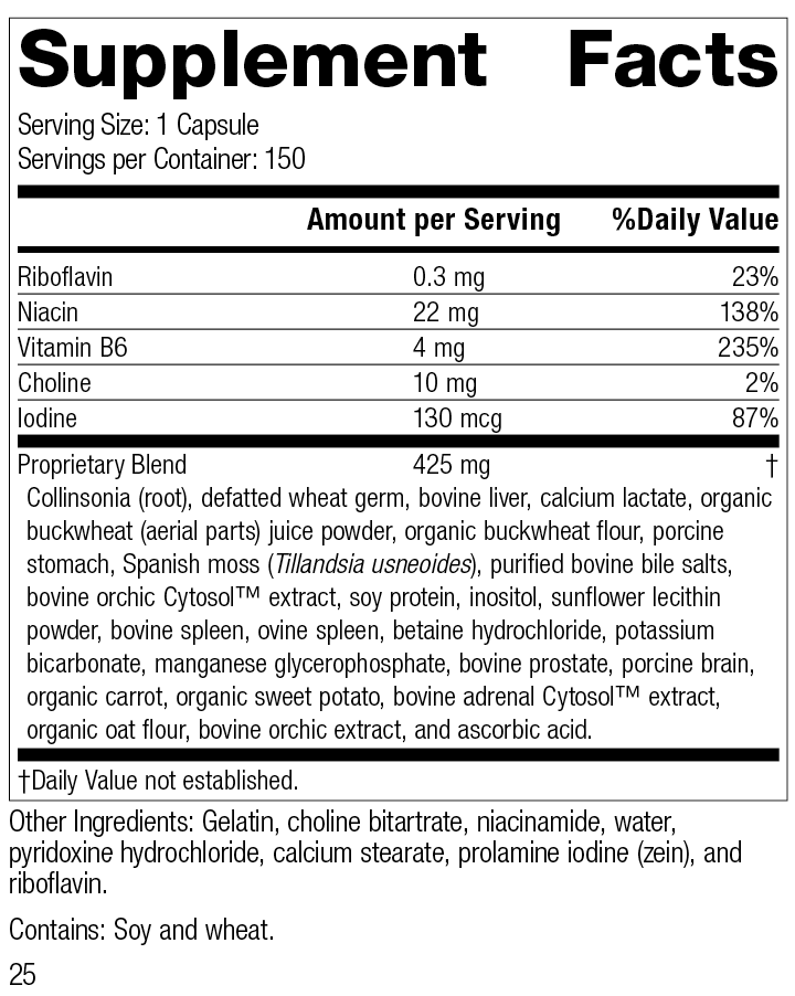 
                  
                    Cholaplex®, 150 Capsules, Rev 24 Supplement Facts
                  
                