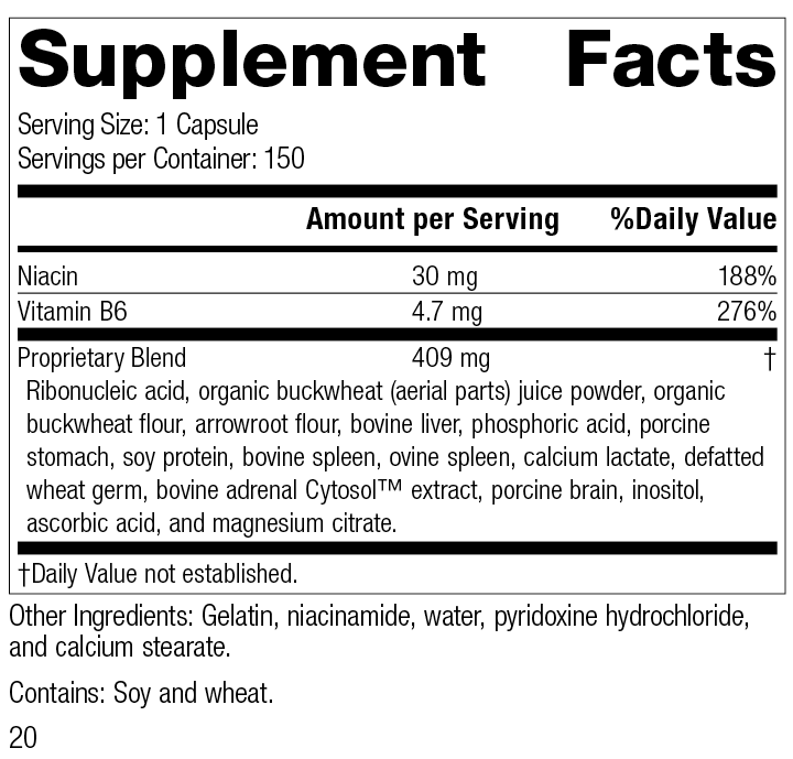 
                  
                    Circuplex®, 150 Capsules, Rev 20 Supplement Facts
                  
                