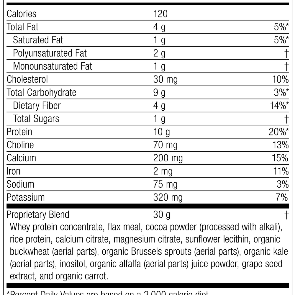 
                  
                    SP Complete® Chocolate, 26 Ounces, Rev 05 Supplement Facts
                  
                