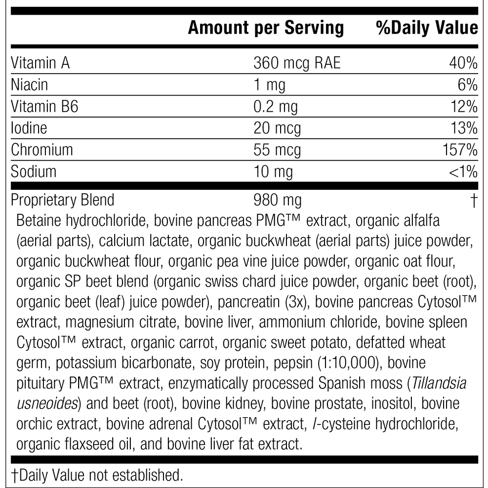
                  
                    Diaplex, 150 Capsules, Rev 04 Supplement Facts
                  
                