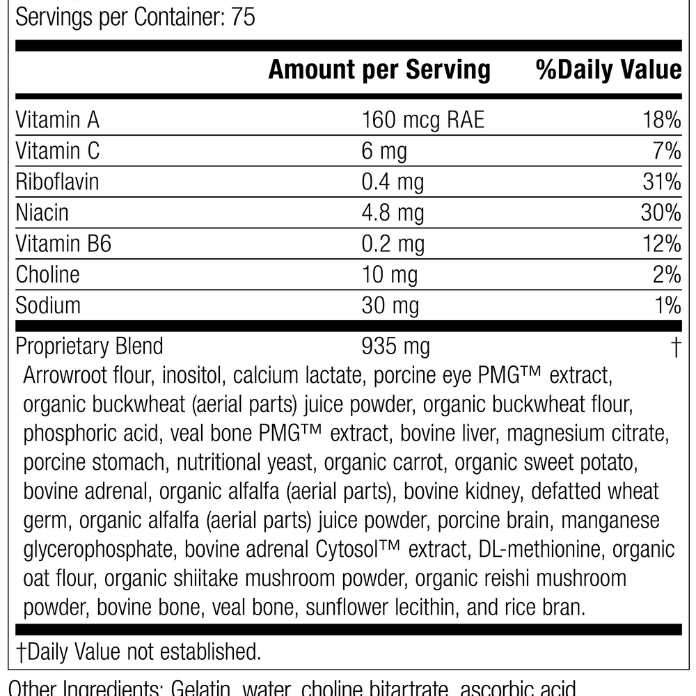 
                  
                    Eyeplex®, 150 Capsules, Rev 33 Supplement Facts
                  
                