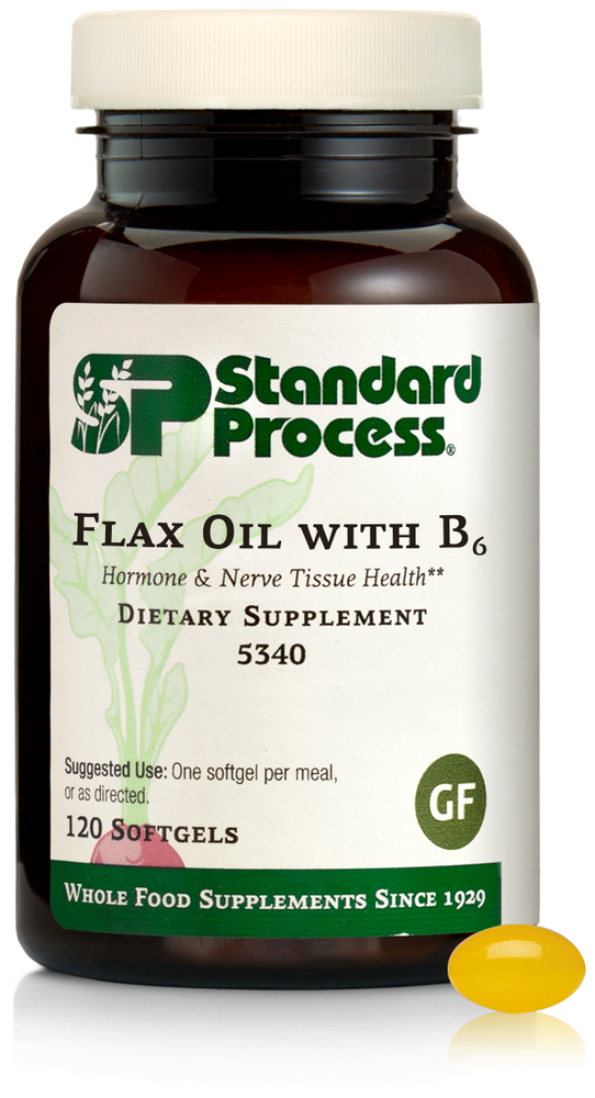 
                  
                    Flax Oil with B6, formerly known as Linum B6, 120 Perles
                  
                