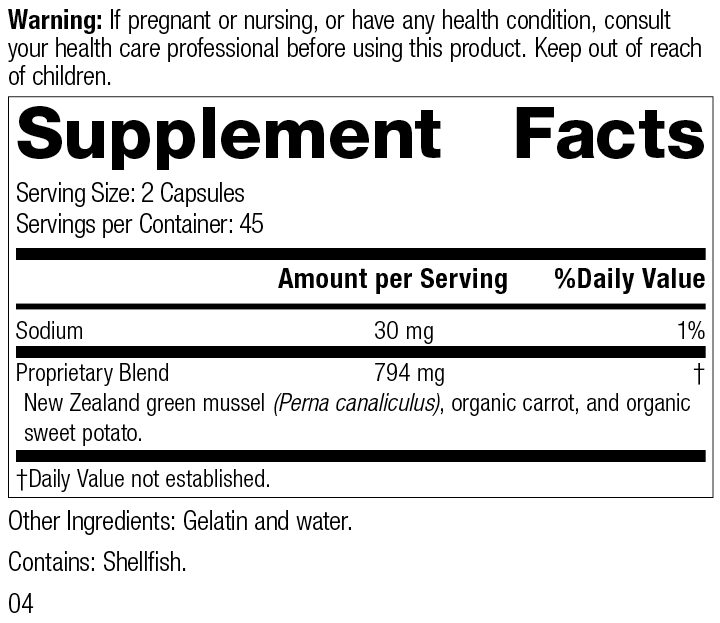 
                  
                    Nutrimere®, 90 Capsules, Rev 04 Supplement Facts
                  
                