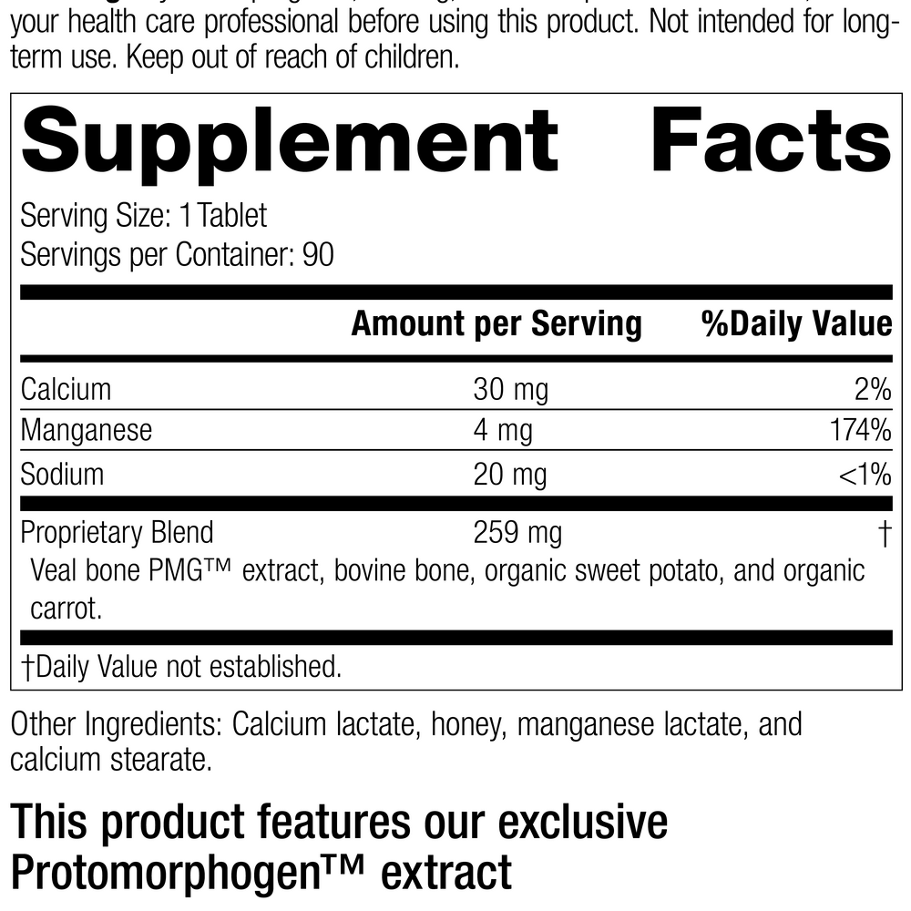 
                  
                    Ostrophin PMG®, 90 Tablets, Rev 17 Supplement Facts
                  
                