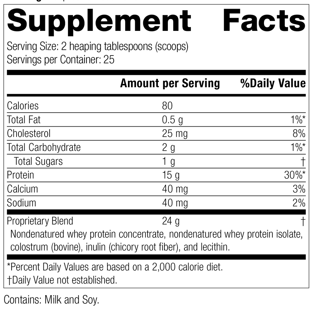
                  
                    Whey Pro Complete, 1.3 lbs. (600 g), Rev 11 Supplement Facts
                  
                