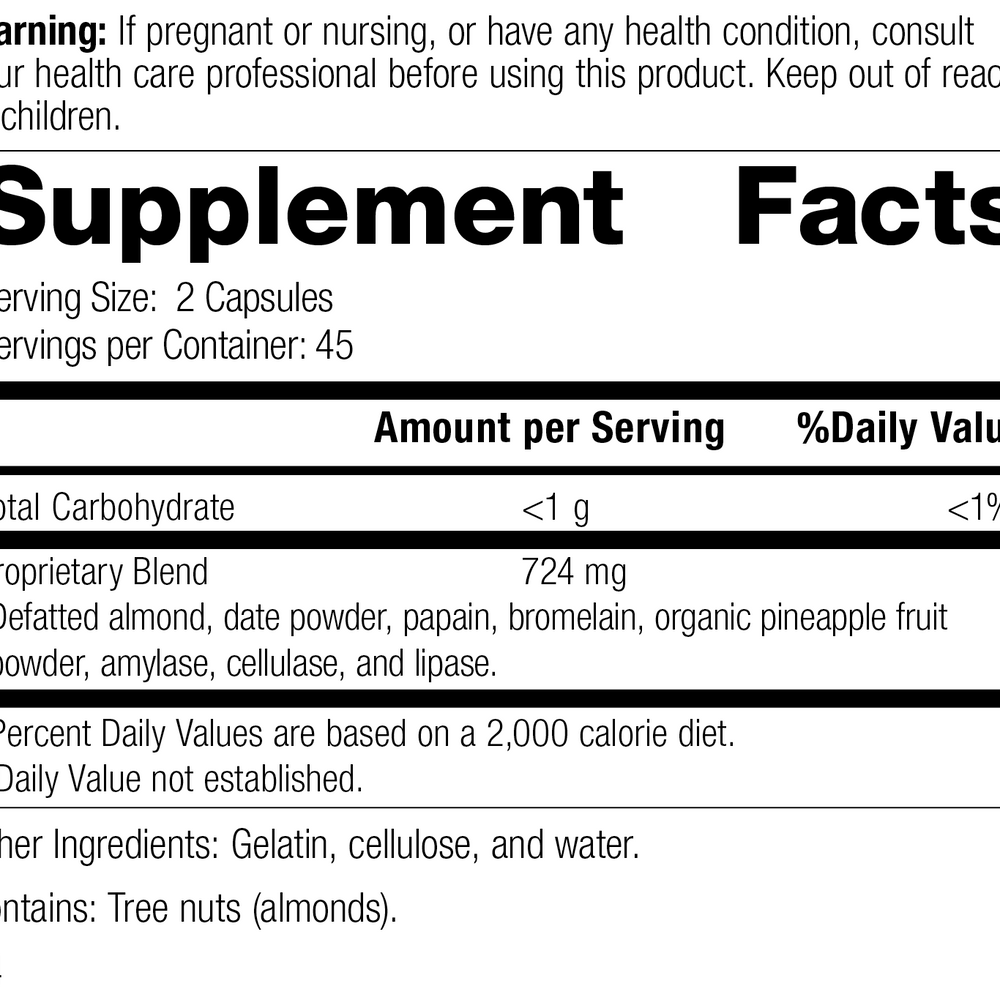 
                  
                    8443 Zymex-II R02 Supplement Facts
                  
                