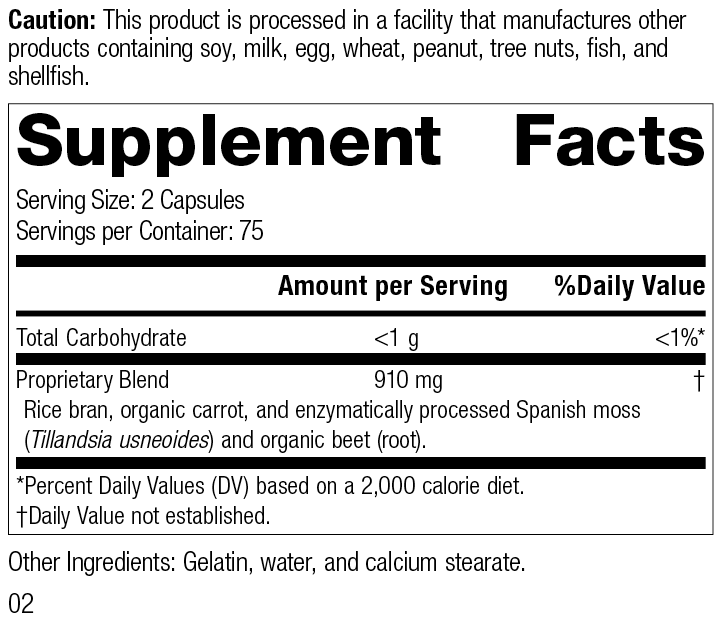 
                  
                    8445 Zymex R02 Supplement Facts
                  
                