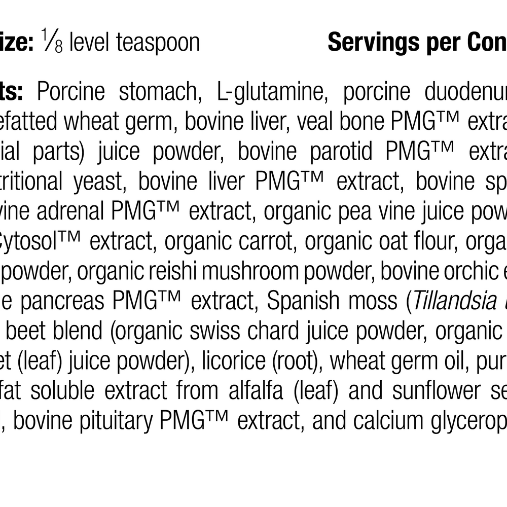 
                  
                    Canine Enteric Support, 30 g, Rev 08 Supplement Facts
                  
                