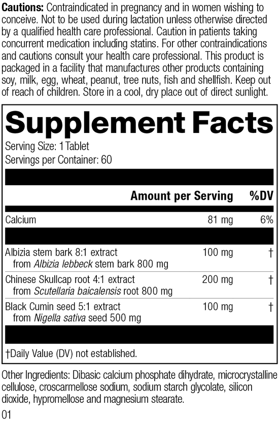 supplement fact label