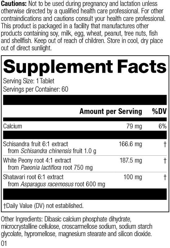 FemCo, 60 Tablets, Rev 01 Supplement Facts