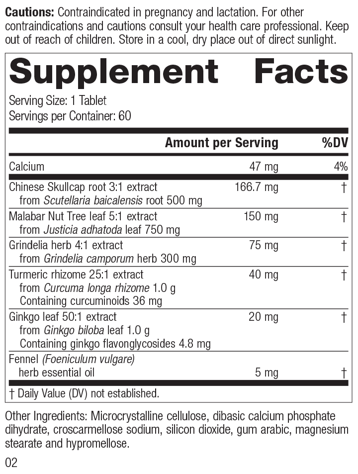 
                  
                    M1830 PulmaCo Rev 01 Supplement Facts
                  
                