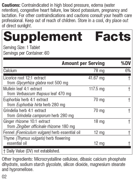 supplement fact label